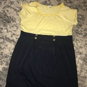 Yellow Nautical Dress